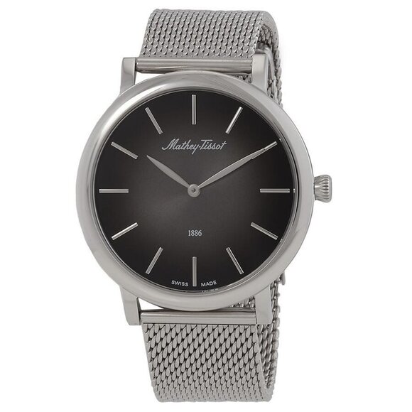 NWT Mathey-Tissot Fashion Men's Quartz Steel Authentic Watch - Picture 1 of 3